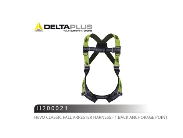 HEVO CLASSIC FALL ARRESTER HARNESS – 1 BACK ANCHORAGE POINT – H200021